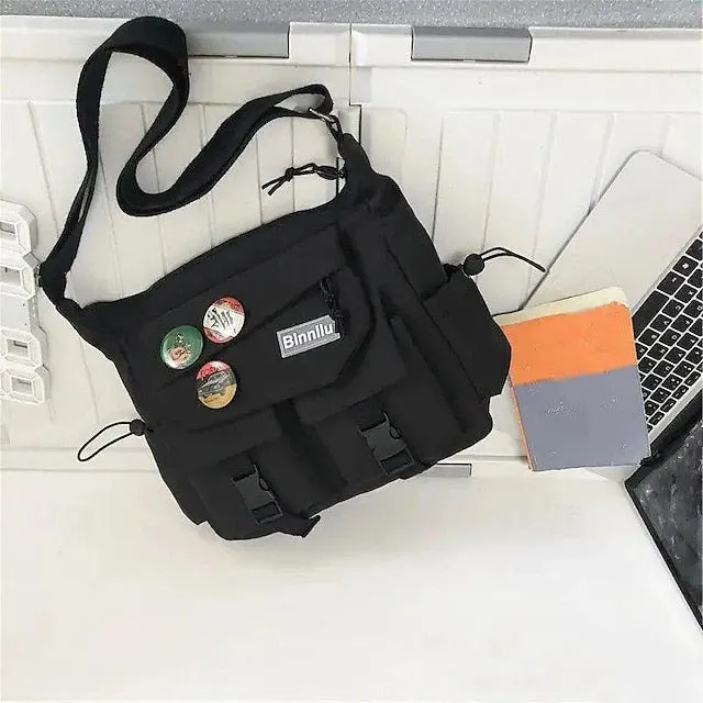Crossbody Bag School Backpacks Messenger Bag Shoulder Strap Contrast Color Design Back to College Gifts