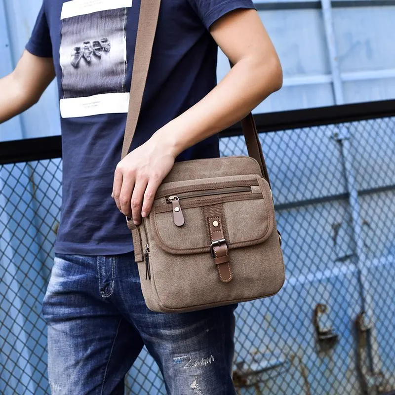 Crossbody Canvas Shoulder Messenger Small Satchels Bags On Sale