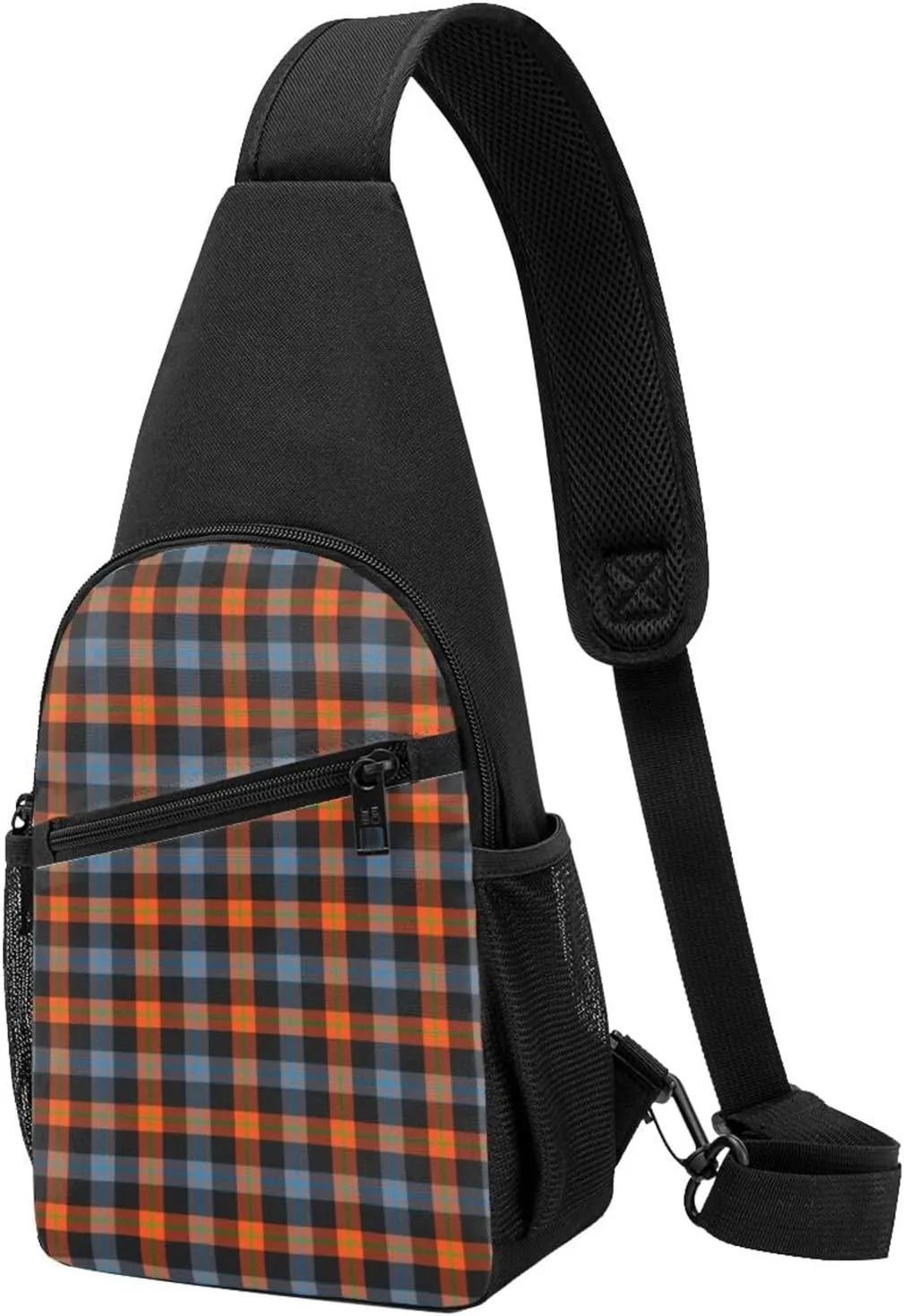 Crossbody Sling Backpack Brown Ancient Tartan Shoulder Chest Bag Daypack for Traveling Sport