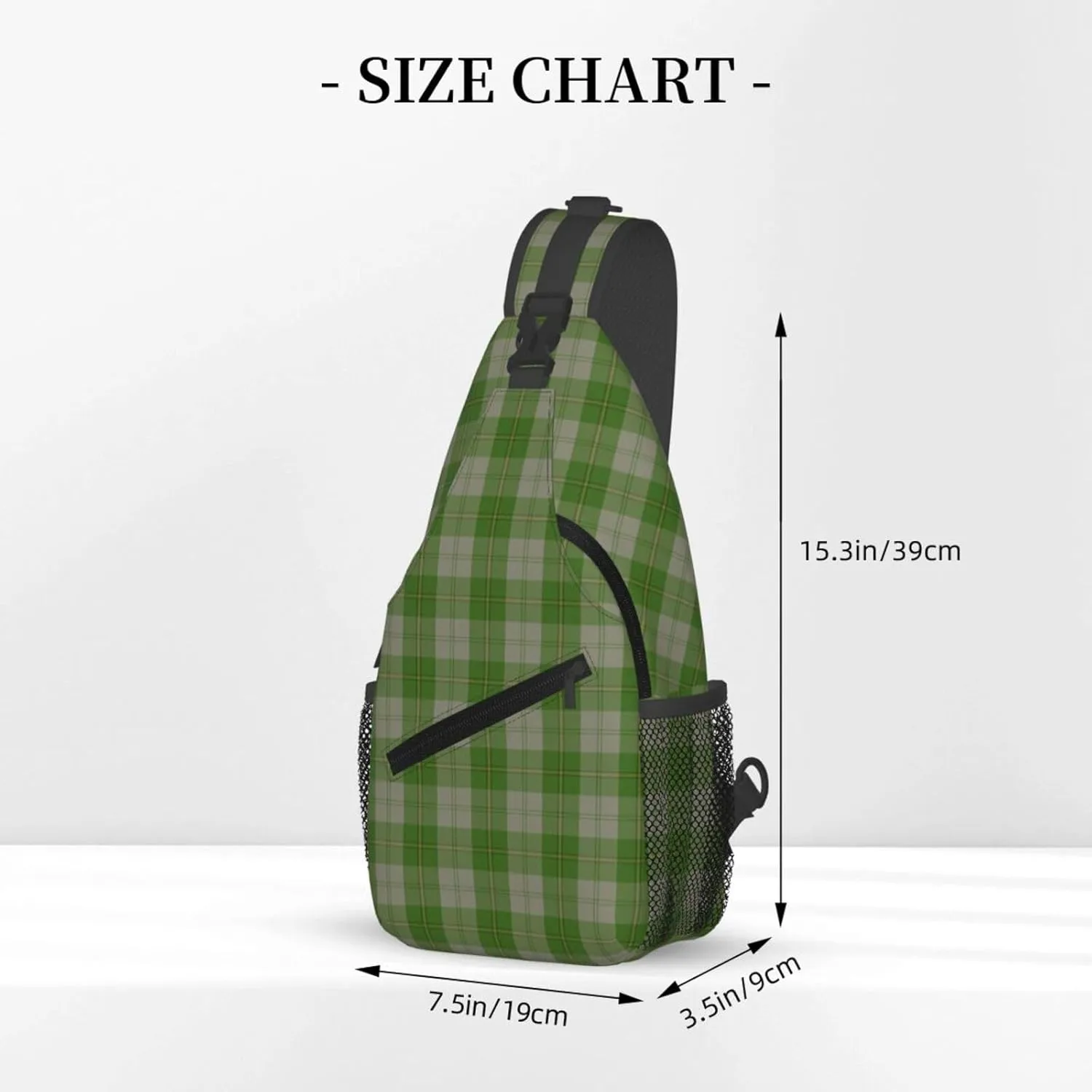 Crossbody Sling Backpack Clan Cunningham Dress Green Dancers Tartan Shoulder Chest Bag Daypack for Traveling Sport