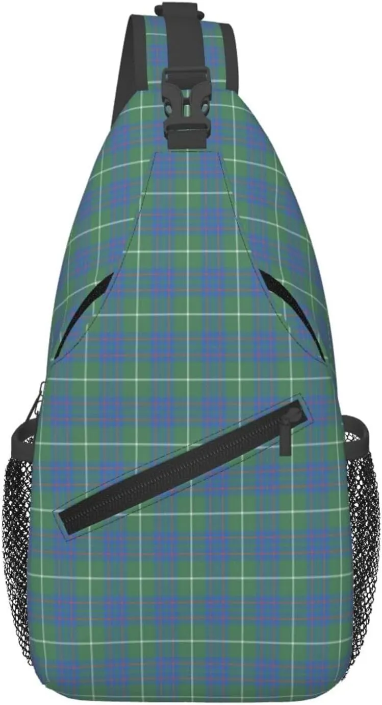 Crossbody Sling Backpack Clan MacIntyre Hunting Ancient Tartan Shoulder Chest Bag Daypack for Traveling Sport