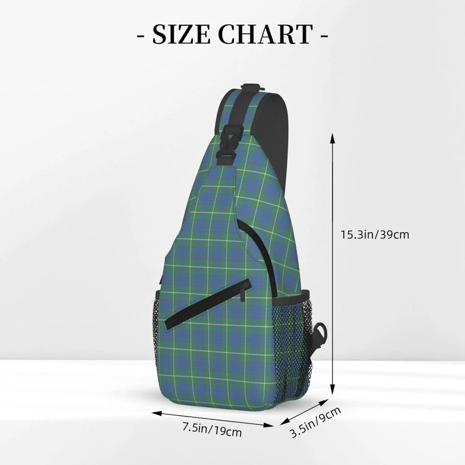 Crossbody Sling Backpack Clan MacIntyre Hunting Ancient Tartan Shoulder Chest Bag Daypack for Traveling Sport