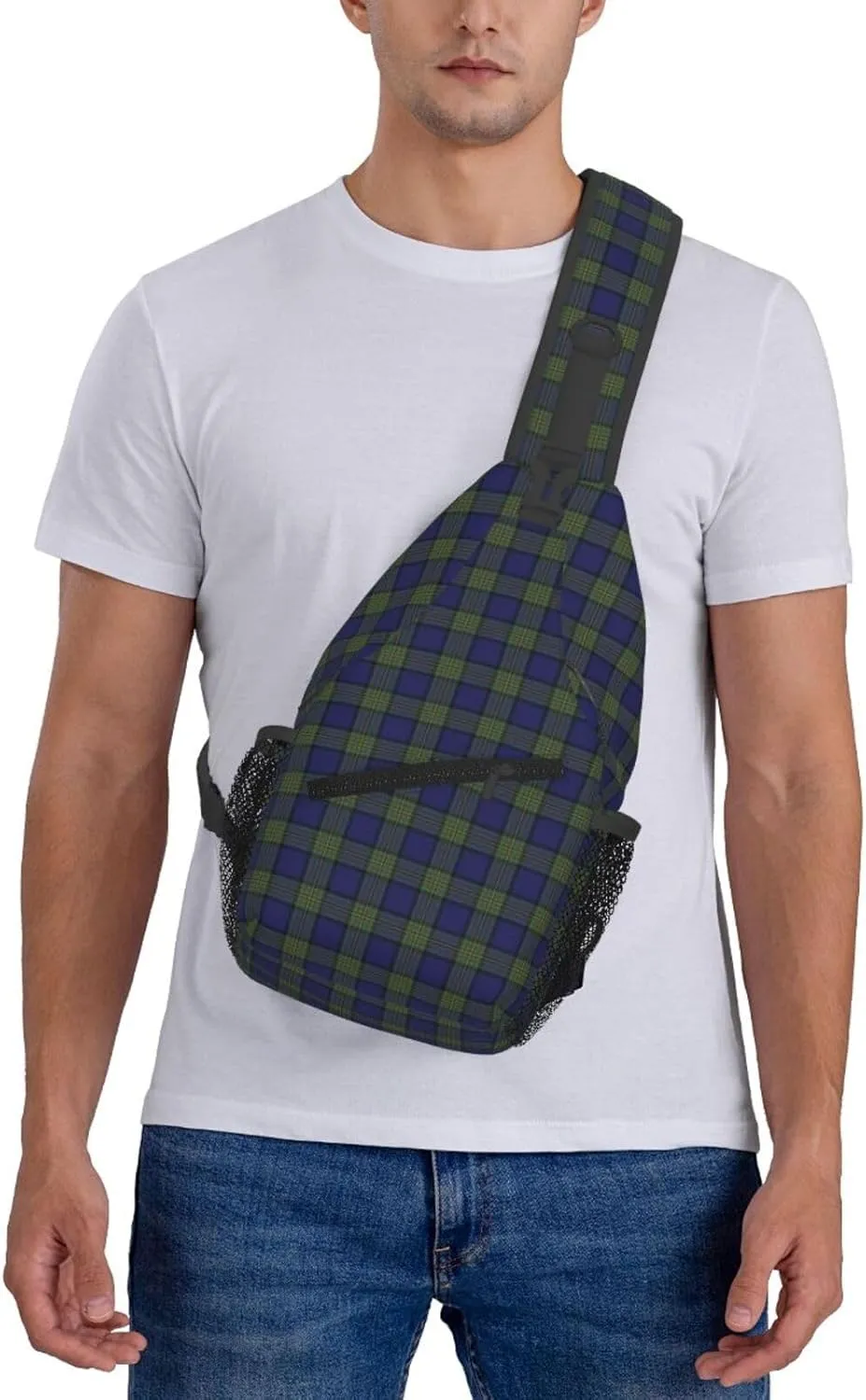 Crossbody Sling Backpack Clan Maclaren Tartan Shoulder Chest Bag Daypack for Traveling Sport