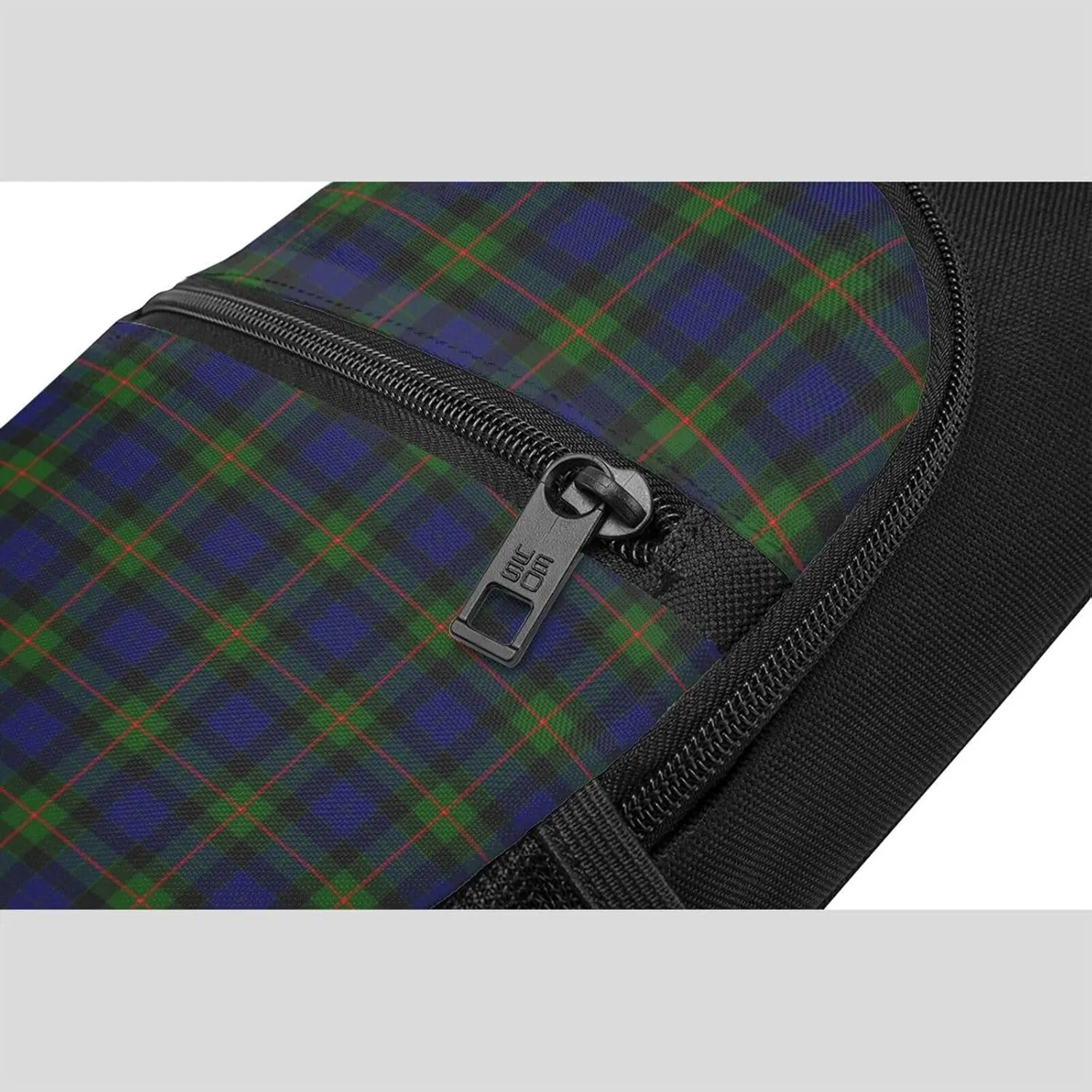 Crossbody Sling Backpack Gunn Modern Tartan Shoulder Chest Bag Daypack for Traveling Sport