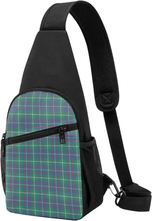 Crossbody Sling Backpack Inglis Ancient Tartan Shoulder Chest Bag Daypack for Traveling Sport