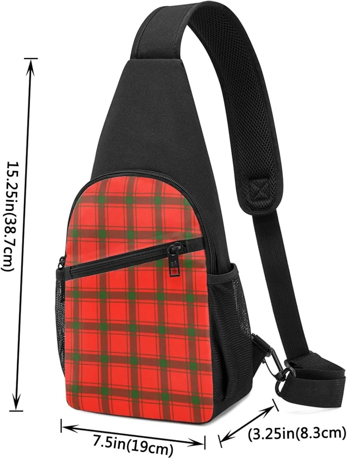 Crossbody Sling Backpack MacDonald of Sleat Tartan Shoulder Chest Bag Daypack for Traveling Sport