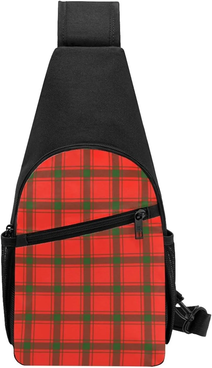 Crossbody Sling Backpack MacDonald of Sleat Tartan Shoulder Chest Bag Daypack for Traveling Sport