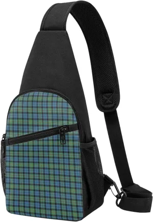 Crossbody Sling Backpack MacEwen Ancient Tartan Shoulder Chest Bag Daypack for Traveling Sport