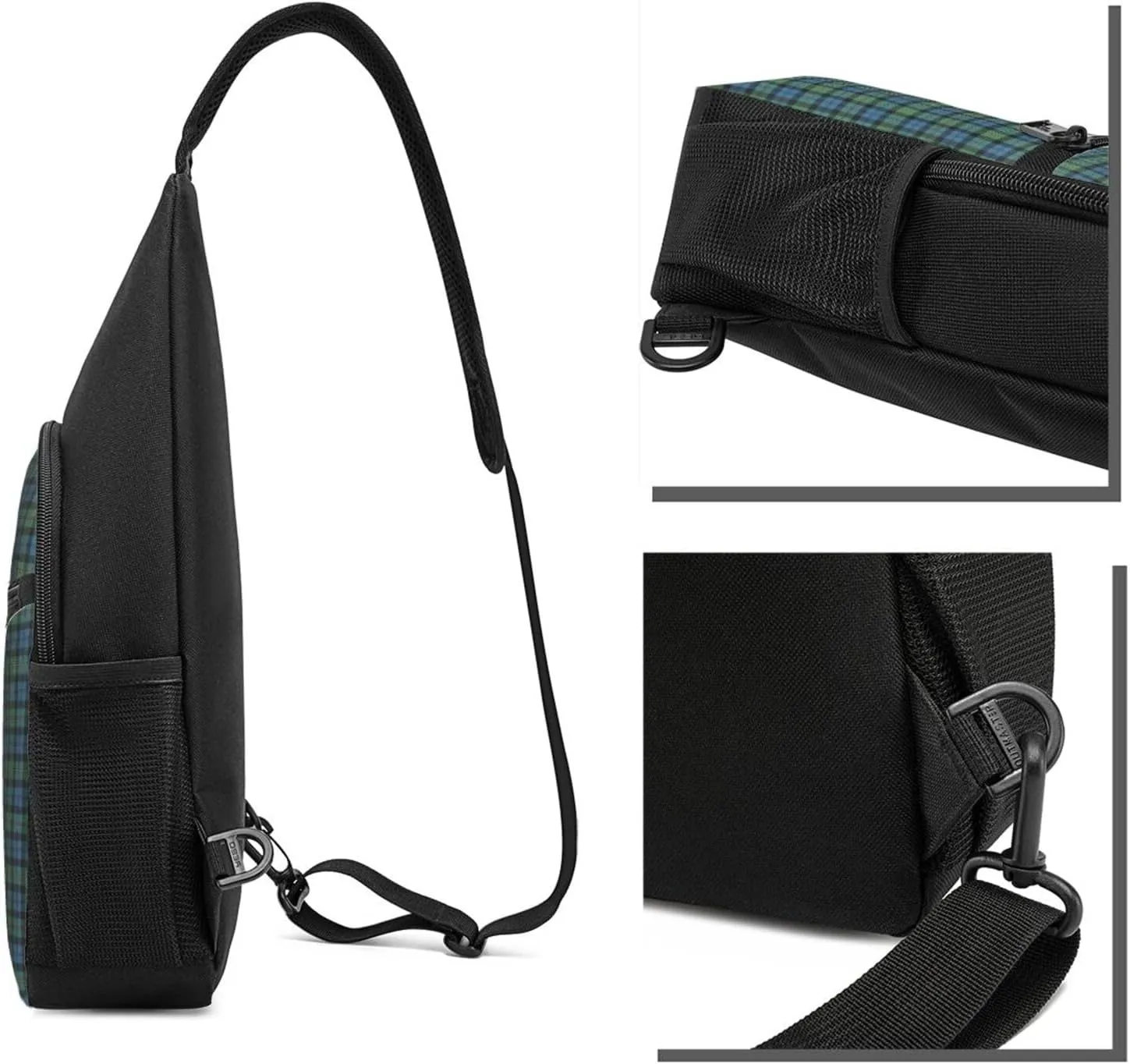 Crossbody Sling Backpack MacEwen Ancient Tartan Shoulder Chest Bag Daypack for Traveling Sport