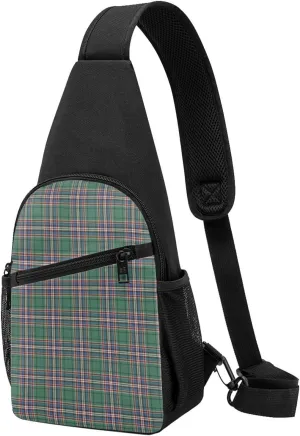 Crossbody Sling Backpack MacFarlane Hunting Ancient Tartan Shoulder Chest Bag Daypack for Traveling Sport