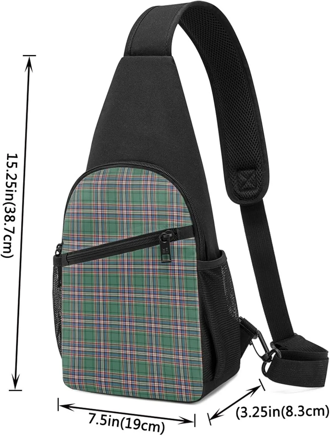 Crossbody Sling Backpack MacFarlane Hunting Ancient Tartan Shoulder Chest Bag Daypack for Traveling Sport