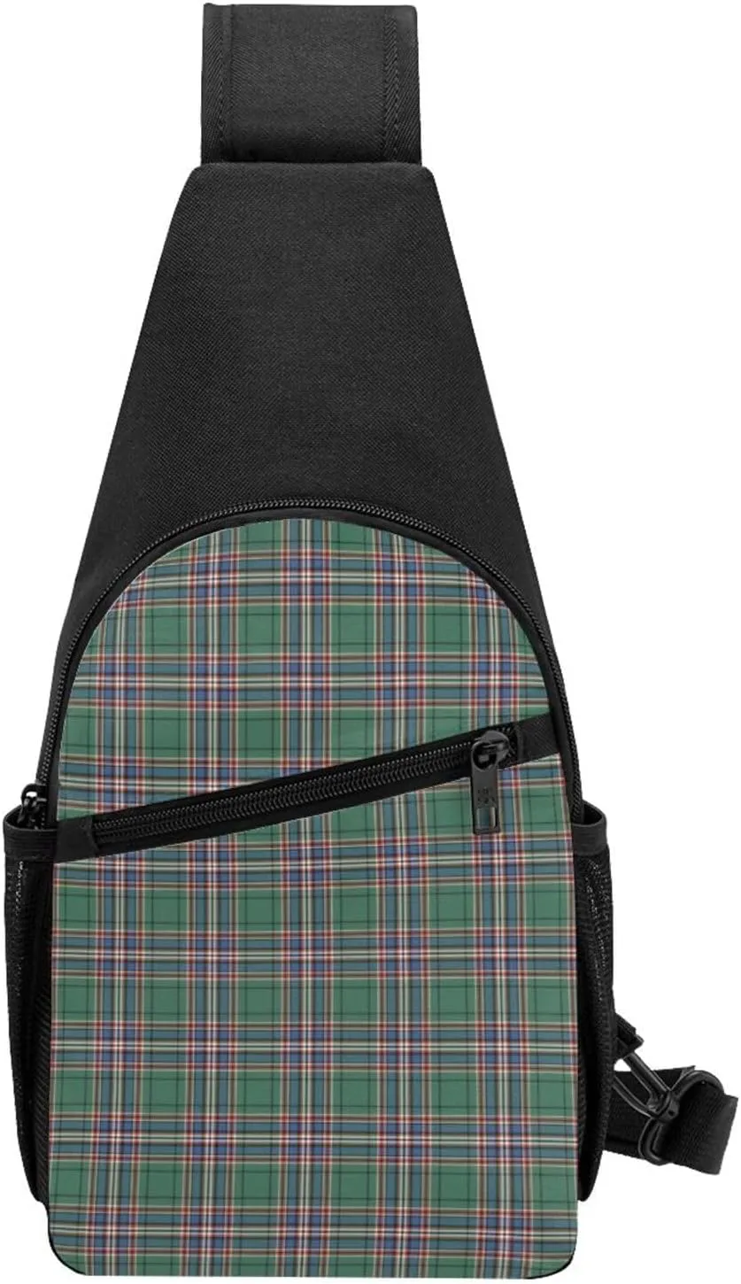 Crossbody Sling Backpack MacFarlane Hunting Ancient Tartan Shoulder Chest Bag Daypack for Traveling Sport