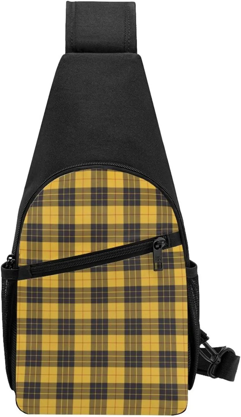 Crossbody Sling Backpack MacLeod of Lewis Ancient Tartan Shoulder Chest Bag Daypack for Traveling Sport