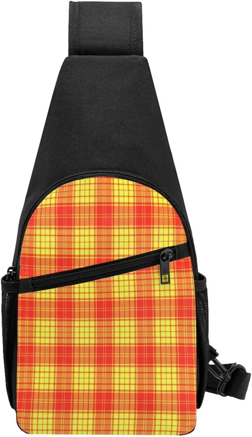 Crossbody Sling Backpack MacMillan Tartan Shoulder Chest Bag Daypack for Traveling Sport
