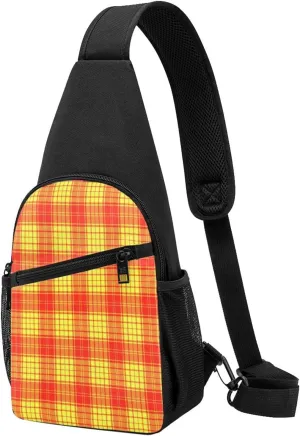 Crossbody Sling Backpack MacMillan Tartan Shoulder Chest Bag Daypack for Traveling Sport