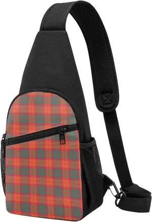 Crossbody Sling Backpack MacNab Ancient Tartan Shoulder Chest Bag Daypack for Traveling Sport