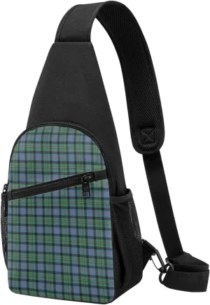 Crossbody Sling Backpack Malcolm Ancient Tartan Shoulder Chest Bag Daypack for Traveling Sport