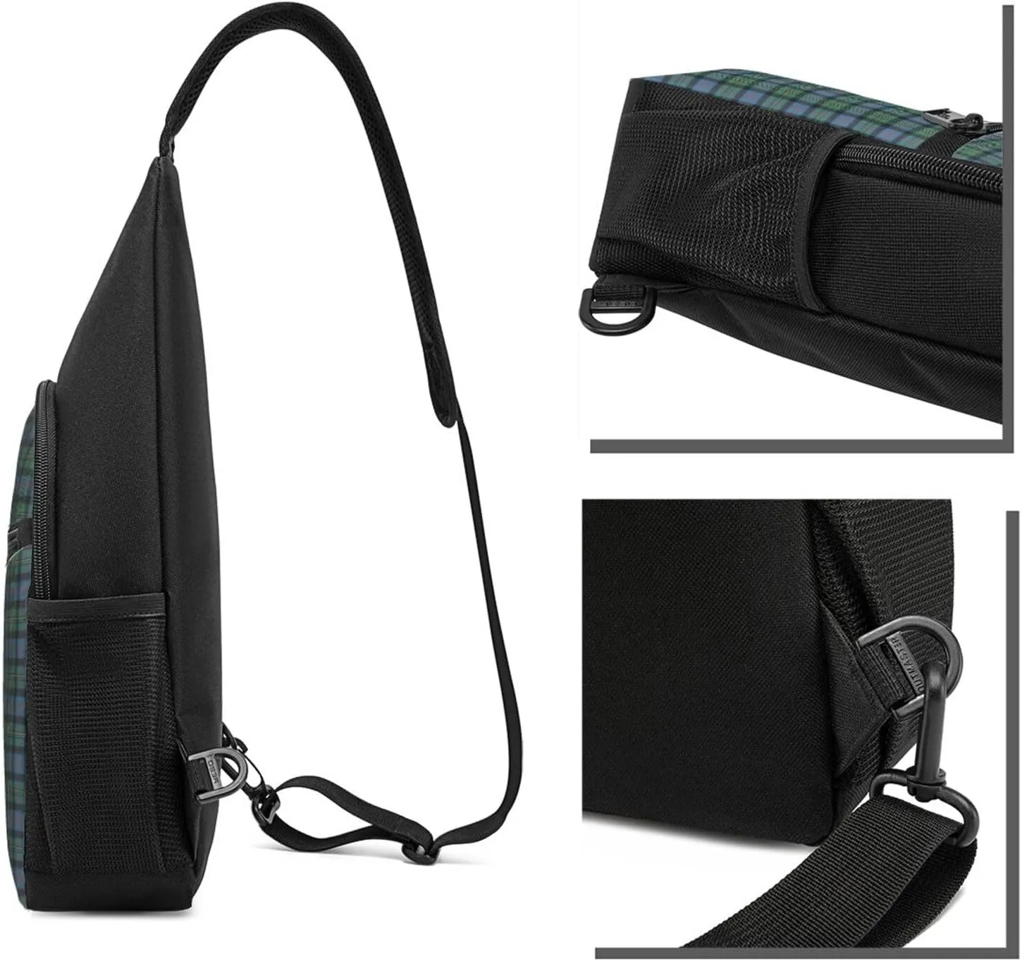 Crossbody Sling Backpack Malcolm Ancient Tartan Shoulder Chest Bag Daypack for Traveling Sport