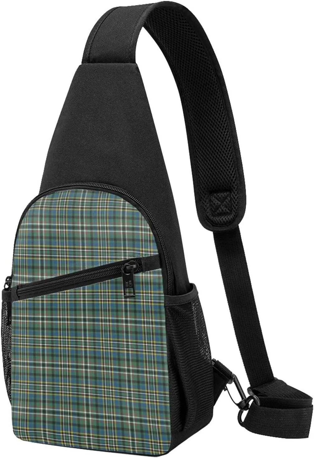 Crossbody Sling Backpack Scott Green Ancient Tartan Shoulder Chest Bag Daypack for Traveling Sport