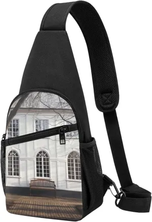 Crossbody Sling Backpack Sling Bag for Men Women Cross Chest Bag Shoulder Bag Sash window Travel Hiking Daypack