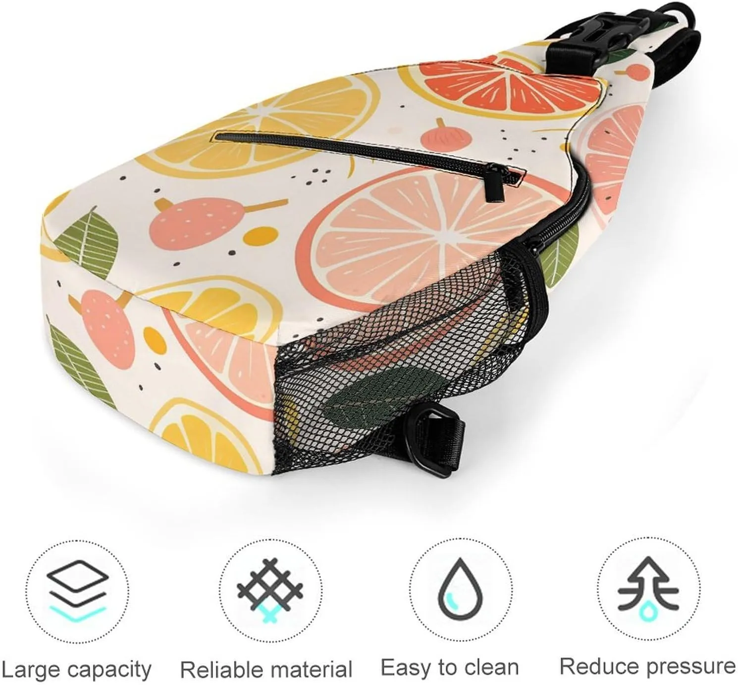 Crossbody Sling Bag Cat Under Blanket Backpack Sling Bag Travel Hiking Chest Bag Shoulder Bag Daypack