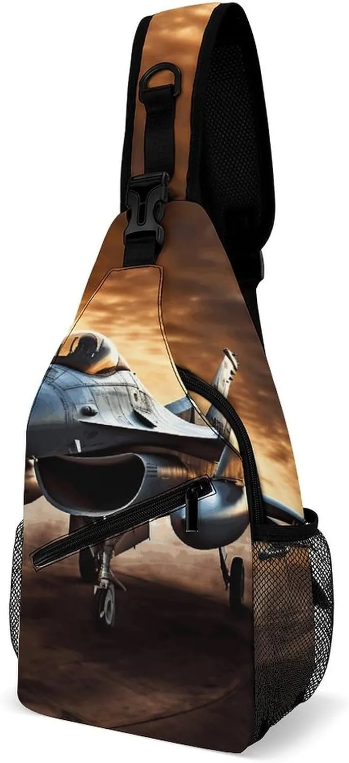 Crossbody Sling Bag Cute Dogs Backpack Sling Bag Travel Hiking Chest Bag Shoulder Bag Daypack
