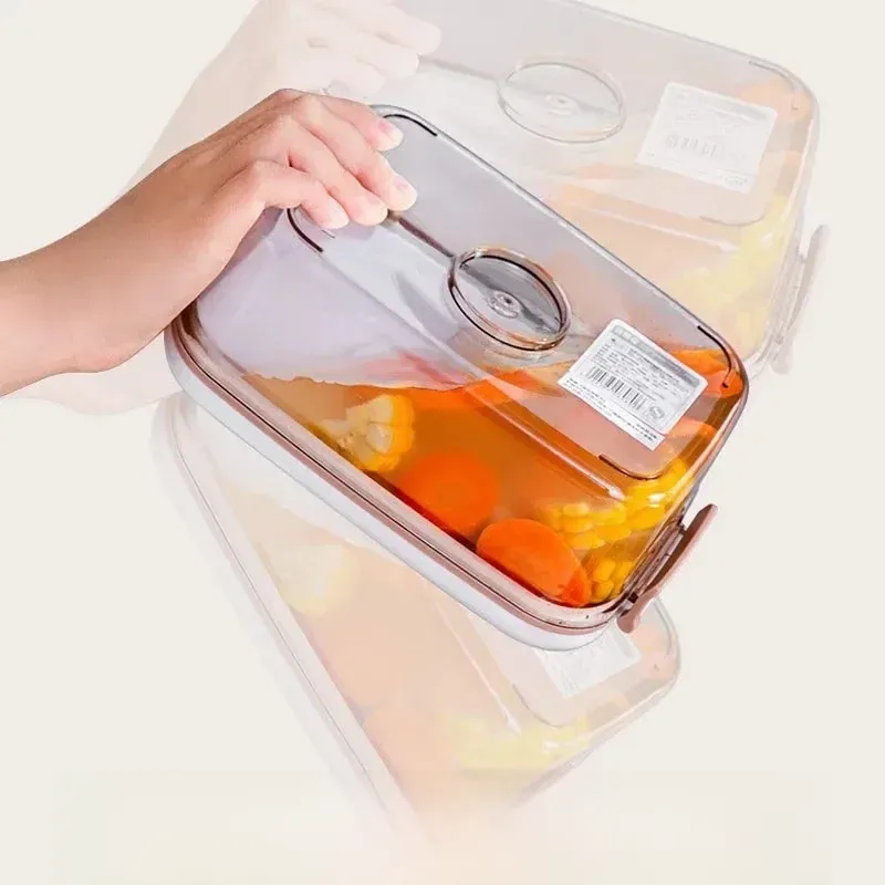 CulinaryTimeCapsule Vacuum-Sealed Food Organizers with Date Tracking and Moisture Management