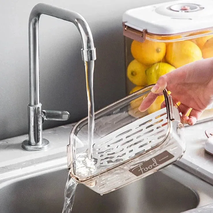 CulinaryTimeCapsule Vacuum-Sealed Food Organizers with Date Tracking and Moisture Management