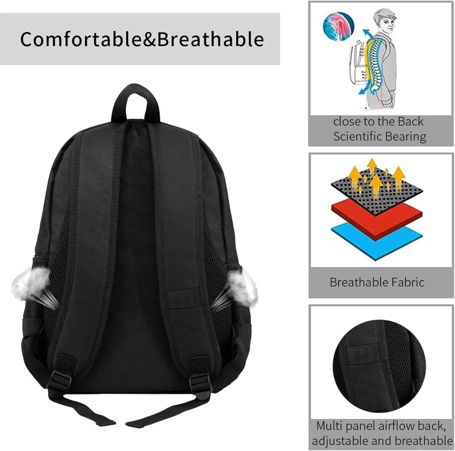 Custom Arizona Backpack for Men Women, Personalized Backpacks with Name and Number, Customize Casual Backpack Gifts for Fans