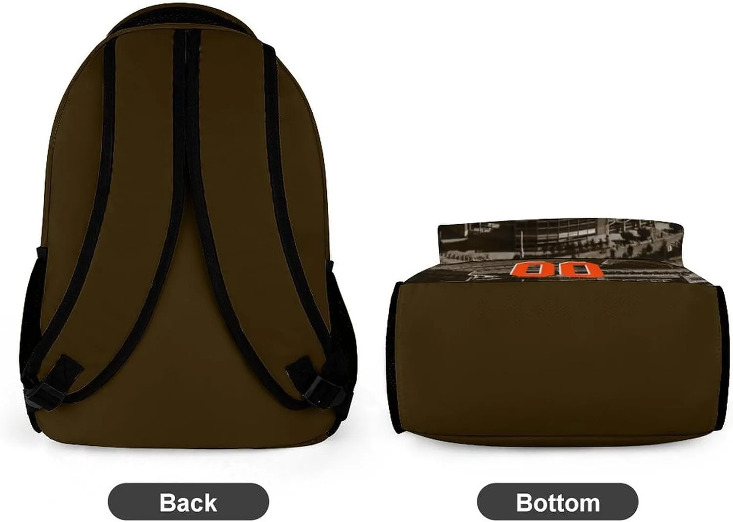 Custom Football Backpacks City Team Court Schoolbags Personalized Name Number Travel Camp Children Bag Fans Gift