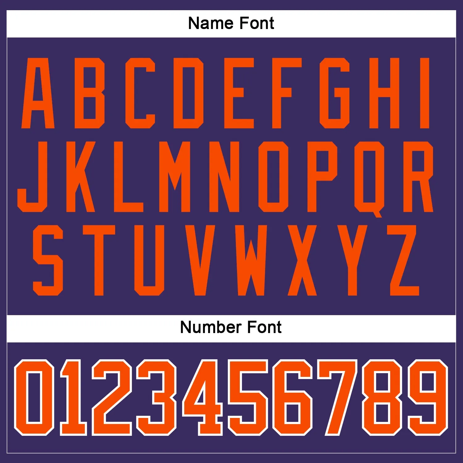 Custom Purple Orange-White Hockey Jersey