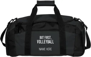 CustomizedGirl Personalized Duffel Bag - Polyester Duffel Bag, Gym Bag with Detachable & Adjustable Shoulder Strap, Volleyball Bag with Custom Name & Size Zipper Compartment, Duffle Bags for Men