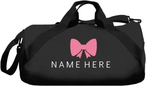 CustomizedGirl Personalized Duffle Cheer Bag - Cheer Bags for Cheerleaders, Polyester Cheerleading Bag with Detachable & Adjustable Shoulder Strap, Gym Bag with Custom Name & Size Zipper Compartment
