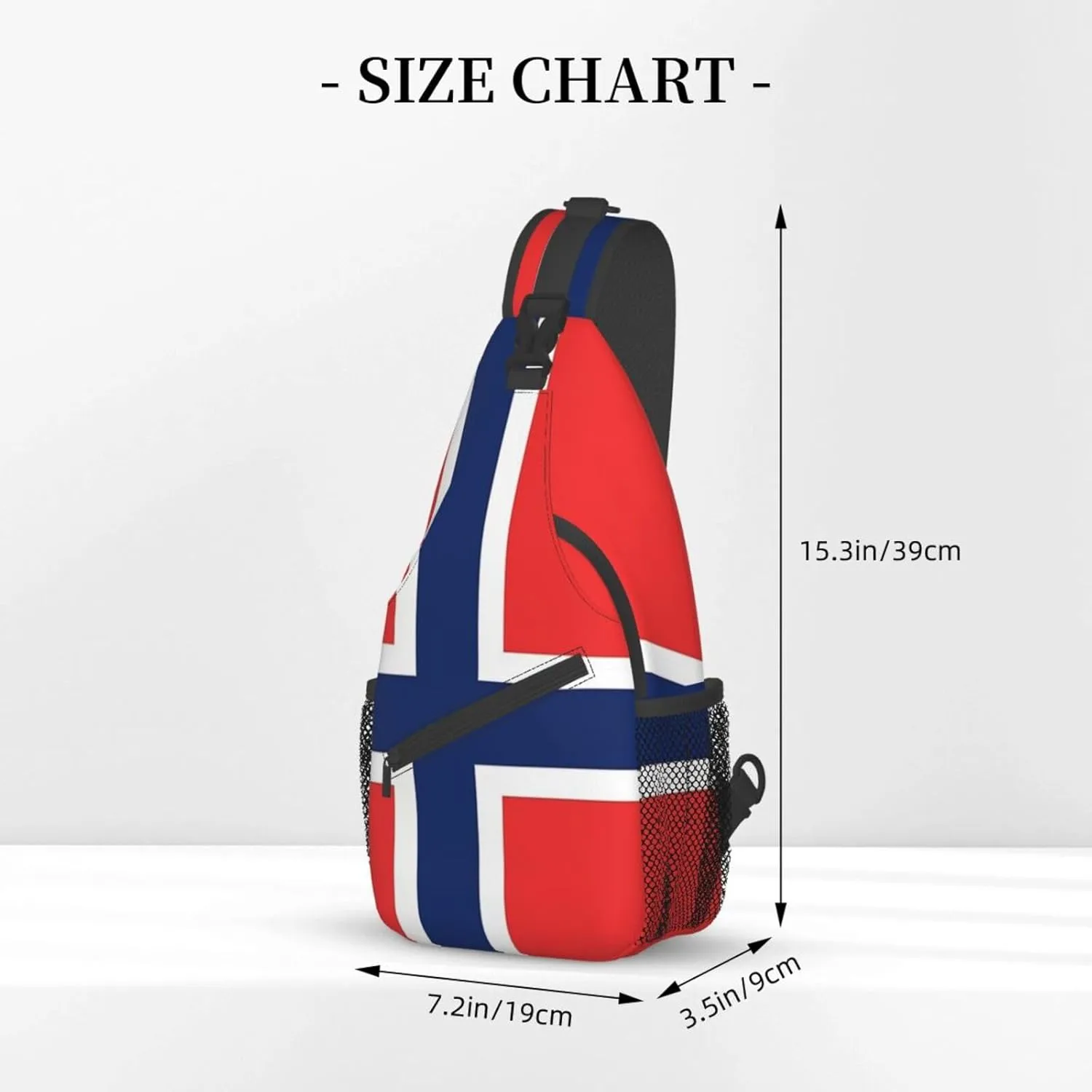 Cute Flag Sling Bag Crossbody Backpack Patriotic Flag Travel Hiking Daypack Shoulder Chest Bag for Women Men