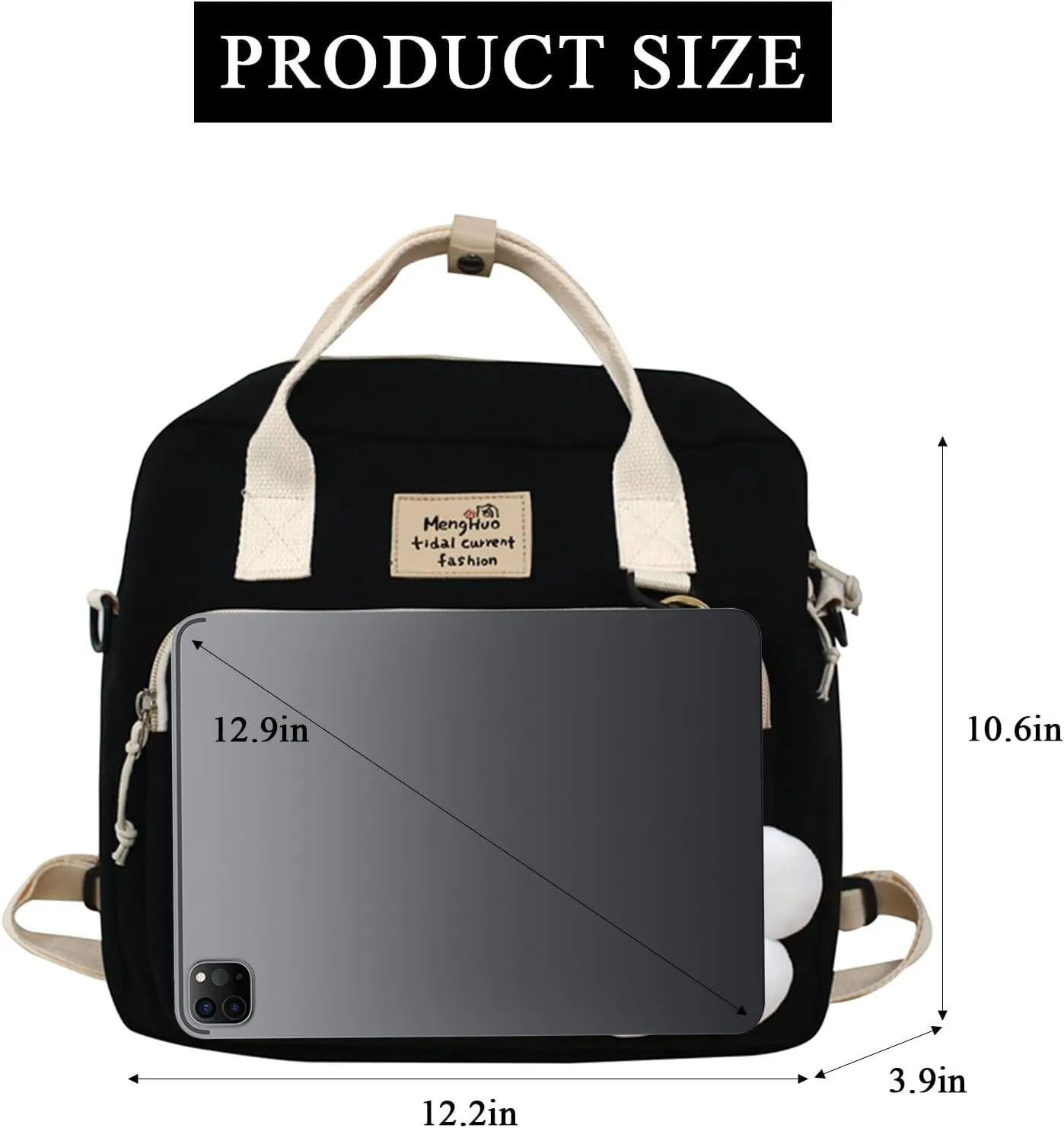 Cute Messenger Bag Y2K Kawaii Crossbody Bag Japanese Backpack Aesthetic Ita Bags with Kawaii Accessories