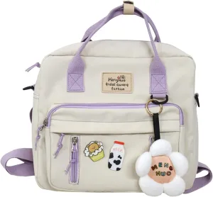 Cute Messenger Bag Y2K Kawaii Crossbody Bag Japanese Backpack Aesthetic Ita Bags with Kawaii Accessories