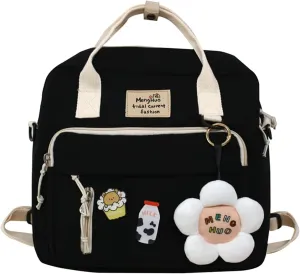 Cute Messenger Bag Y2K Kawaii Crossbody Bag Japanese Backpack Aesthetic Ita Bags with Kawaii Accessories