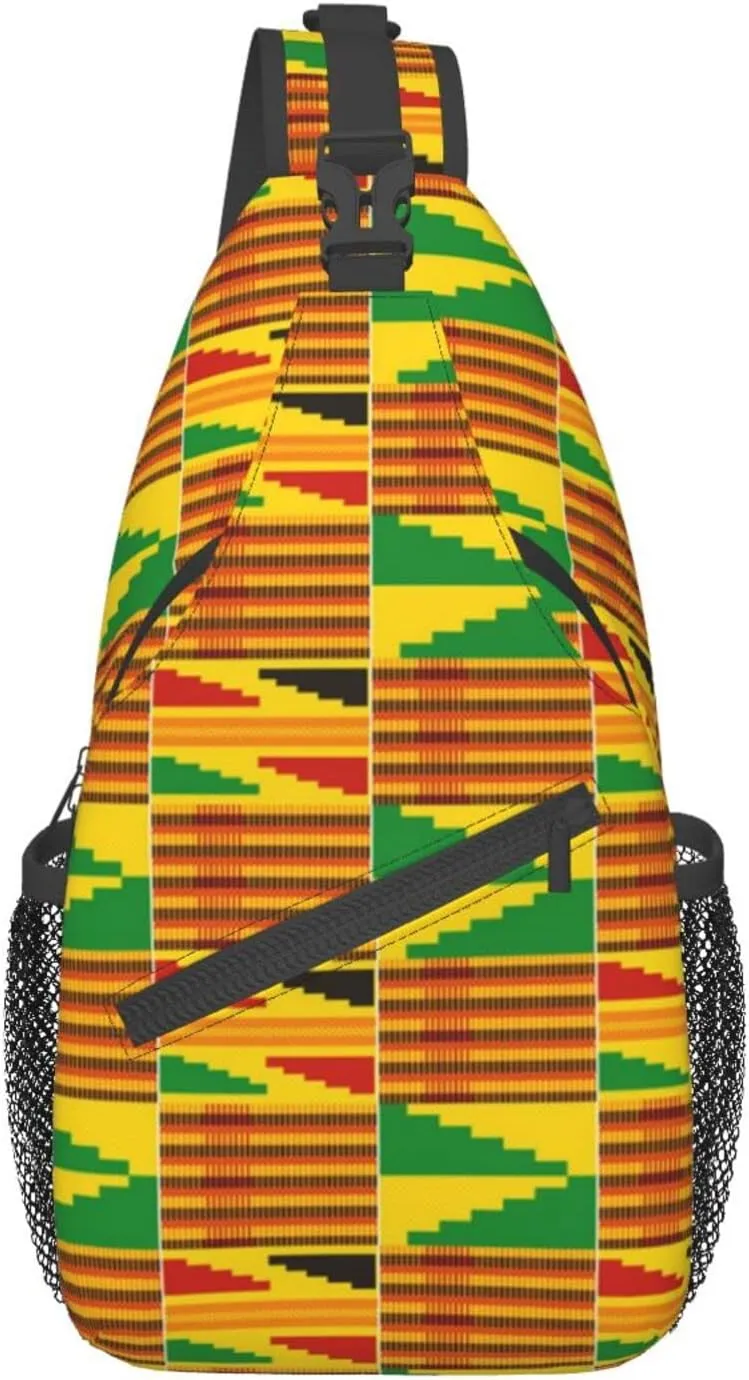 Cute Native American Sling Backpack Casual Indian Chest Bags Crossbody Travel Hiking Daypack For Women Men
