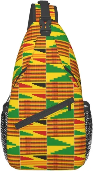 Cute Native American Sling Backpack Casual Indian Chest Bags Crossbody Travel Hiking Daypack For Women Men