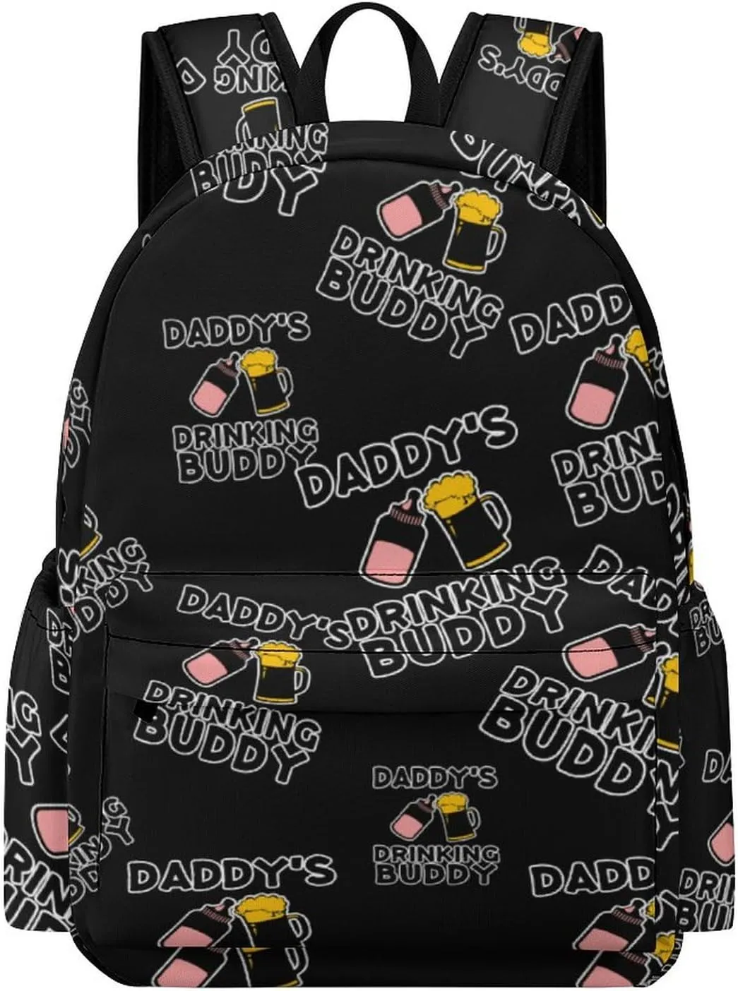 Dad Drinking Partner Fashion Laptop Backpack Purse Travel Backpack Casual Shoulder Bag for Work Shopping Camping