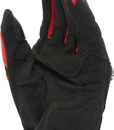DAINESE MIG 3 AIR TEX BLACK/LAVA RED GLOVES
