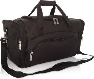 DALIX Signature Travel or Gym Duffle Bag in (Black, Gray, Navy Blue Red)