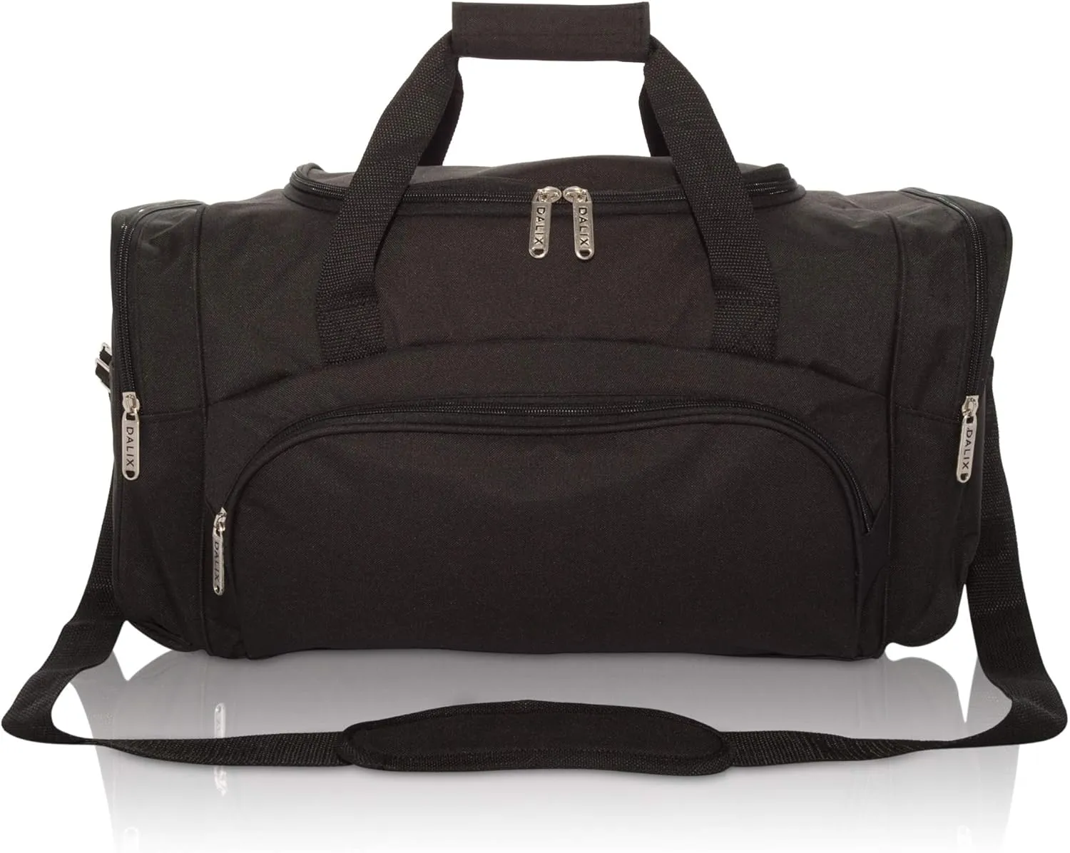 DALIX Signature Travel or Gym Duffle Bag in (Black, Gray, Navy Blue Red)