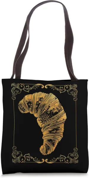Deco Croissant Tote Bag