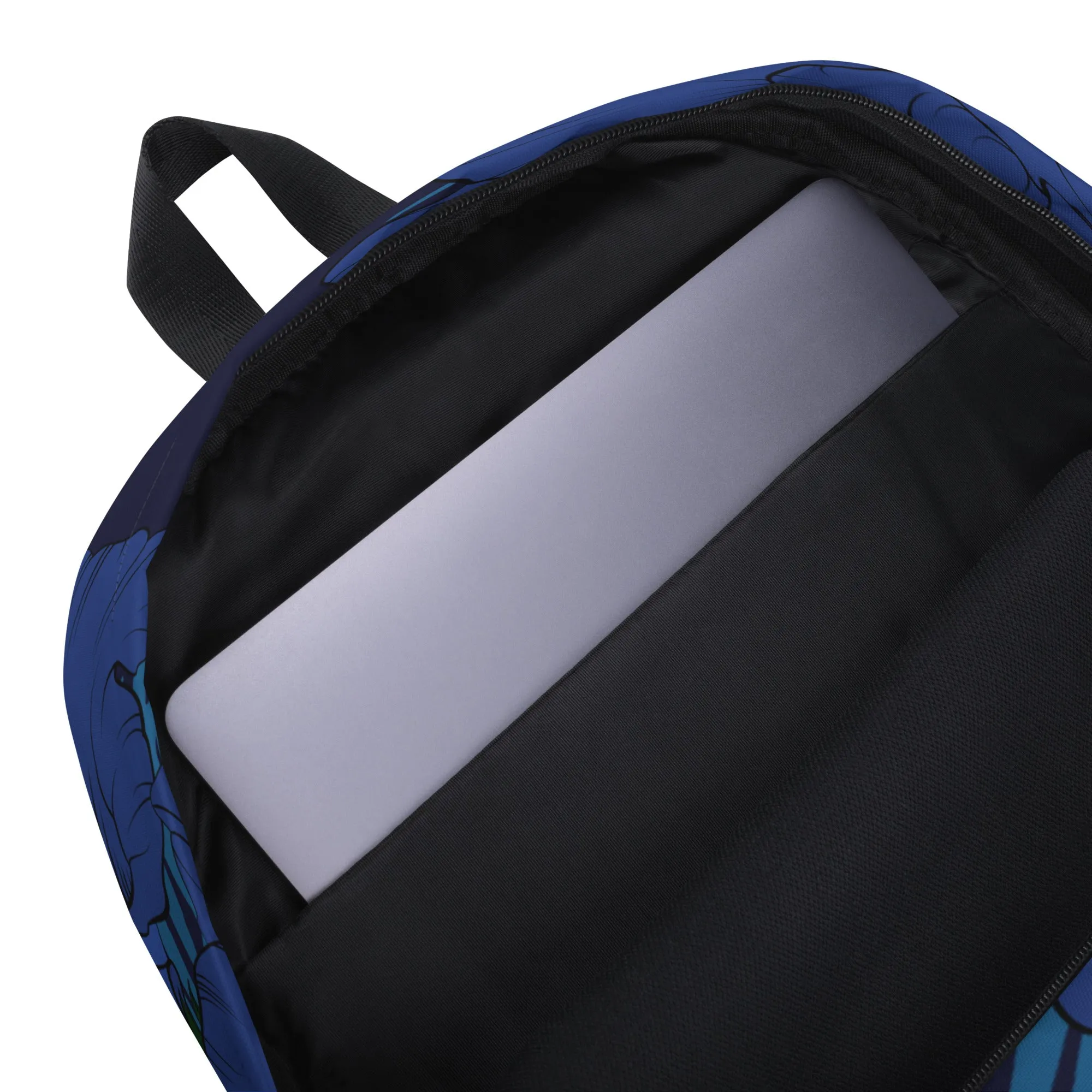 Deep Blue Hibiscus Daypack