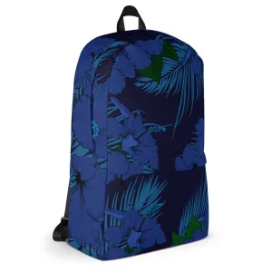 Deep Blue Hibiscus Daypack