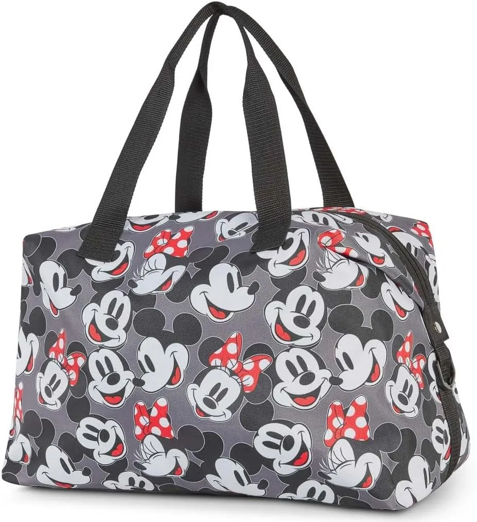 Disney Tote Duffel Bag Mickey Mouse Friends All Over Print Weekender Travel