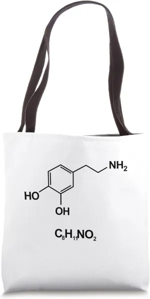 Dopamine Molecule Tote Bag