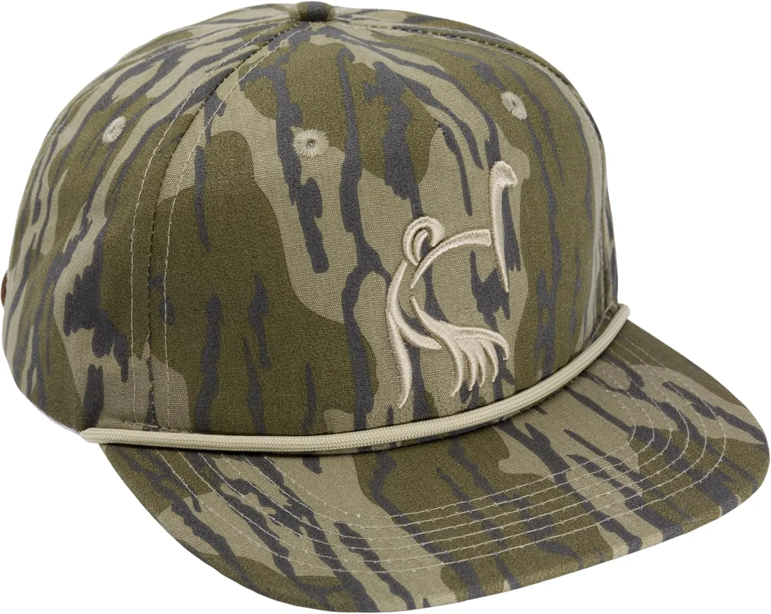 Drake Waterfowl Ol' Tom X Lost Goat Rope Hat - Mid Crown Cotton/Polyester Blend Hat with Adjustable Back Strap w/Brass Buckle