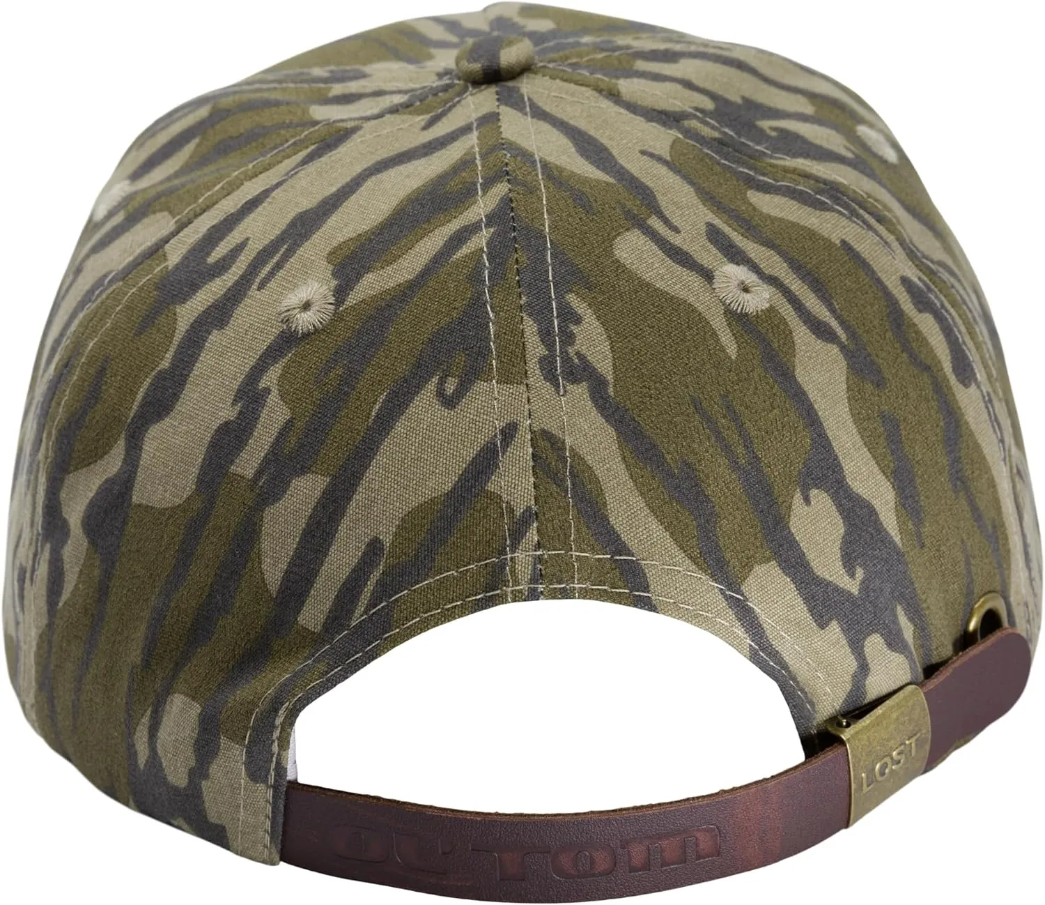 Drake Waterfowl Ol' Tom X Lost Goat Rope Hat - Mid Crown Cotton/Polyester Blend Hat with Adjustable Back Strap w/Brass Buckle